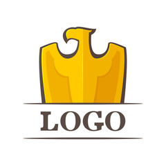 Eagle bird logo icon design template