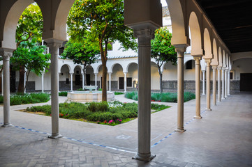 Patio típico andaluz, Sevilla, España