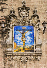 Retablo cerámico del Cristo de la Buena Muerte de Los Estudiantes, Sevilla, España