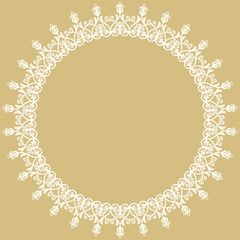 Floral Modern Vector Frame