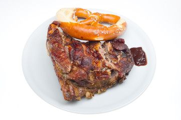XXL Spareribs mit Breze