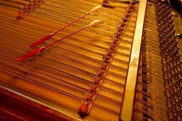 cimbalom very special string music instrument