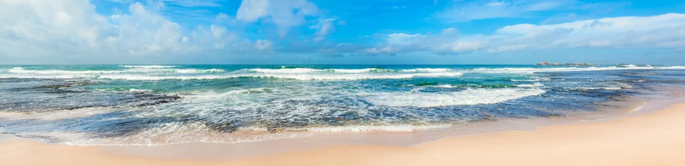 Selbstklebende Fototapete Panoramafotos Der Indische Ozean. Panorama