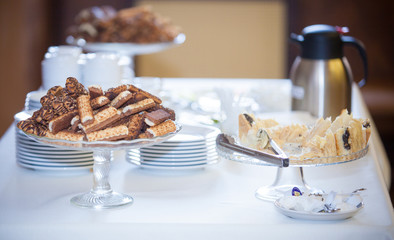 buffet, cocktail party different kinds of dishes, lunch