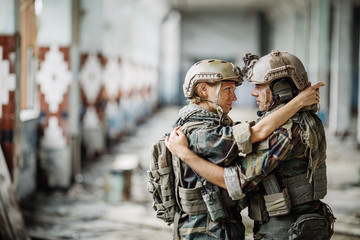 ranger and his wife at the battlefield area