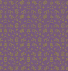 Abstract flowers pattern