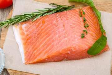 Salted salmon