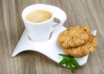 Coffee with pastry