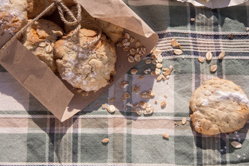  Homemade oatmeal cookies on the tablecloth.Close-up top_.jpg

Exclusivity?
No
Free section?
Yes
View agreement
Country