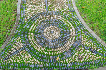 Stone road background