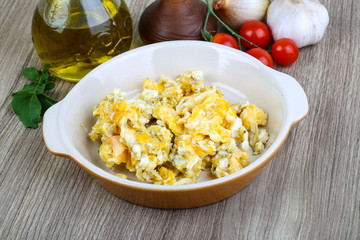 Scrambled eggs