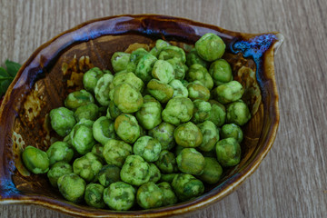 Wasabi peas