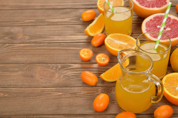 Fresh citrus juice