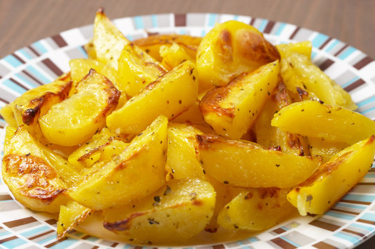 French fries potato slices