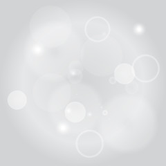 Sparkle circles abstract vector background illustration. Abstract shiny glitters, Light gray texture with round elements. Monochrome backdrop.
