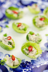 Stuffed brussels sprouts.