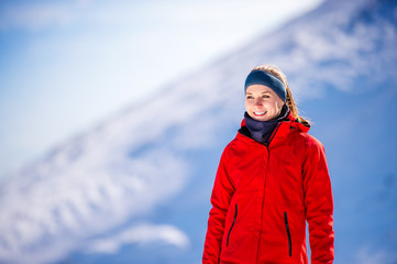 Young woman jogging