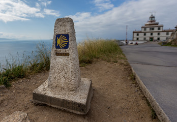 the last one, 0,00 km Fisterra, end of the world, end of the camino