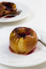 Baked apples.