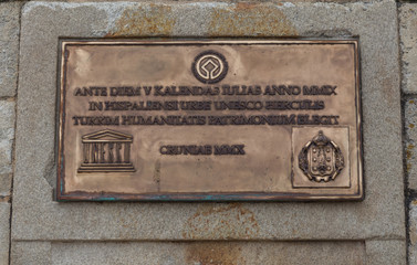 Roman Lighthouse in A Coruna, a World Heritage Site