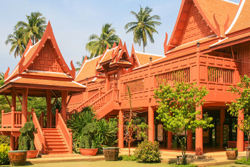 Obraz premium Thai style wooden house