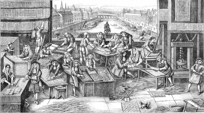 Collection of Mr. Pichon Baron, a card factory under Louis XIV,