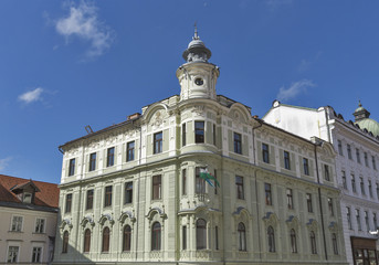 Fototapeta na wymiar Ljubljana old architecture