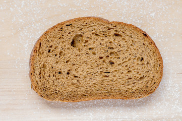 Piece of rye bread