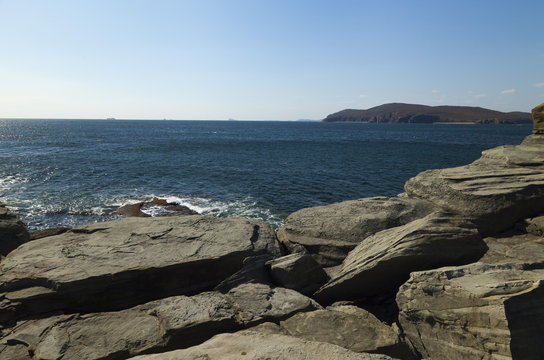 Fototapeta Rocks and sea