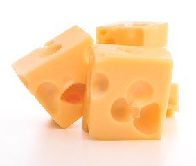 cheese isolated on white background cutout