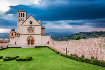 Fototapeta premium Wonderful architecture in Assisi, Umbria, Italy