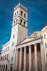 Fototapeta na wymiar Beautiful architecture in Assisi, Umbria, Italy