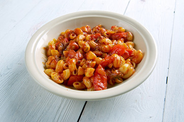 American chop suey