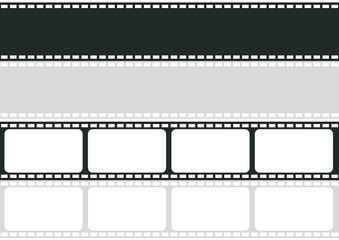 vector film strip multi style illustrator