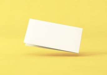 Flyer Broschüre Din Lang auf Hintergrund