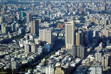 Fototapeta premium View of a Crowded City
