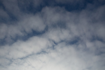 Cloudy blue sky