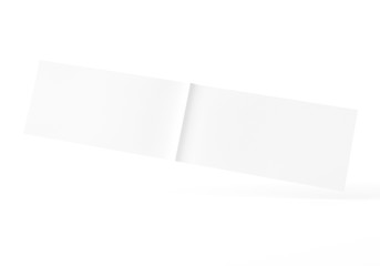 Flyer Broschüre Din Lang auf Hintergrund