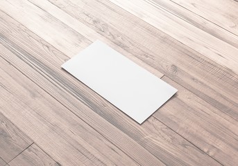 Flyer Broschüre Din Lang auf Hintergrund