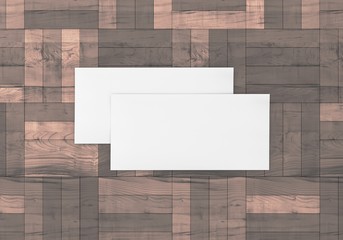 Flyer Broschüre quadrat auf Hintergrund