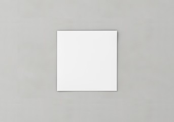 Flyer Broschüre quadrat auf Hintergrund