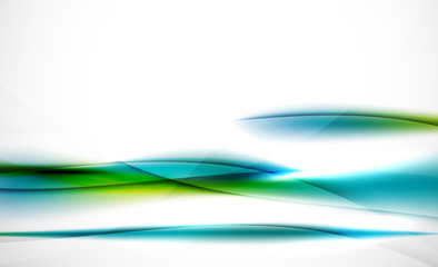 Colorful wave line, abstract background with light and shadow