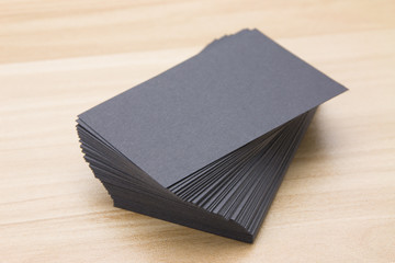 Business card at the desk