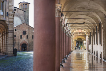 Basilica di Santo Stefano and Portico Columns, Bologna, Italy - 94006420