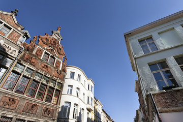 Fototapeta na wymiar Historic street in Ghent