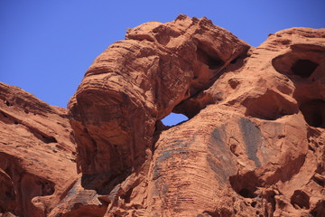 roches volcaniques de la vallée de feu
