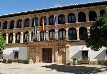 Fototapeta na wymiar Town Hall of Ronda, Malaga province, Spain