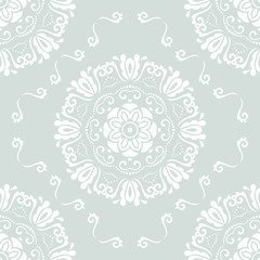 Floral Fine Seamless Vector Pattern
