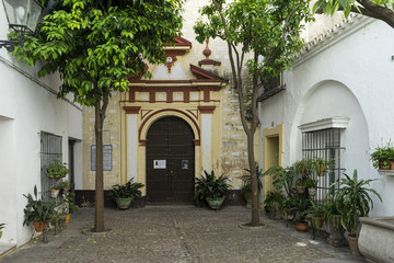 antiguas calles de la Judería de Sevilla, Barrio de Santacruz, Andalucía