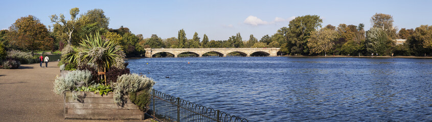 View of the Serpentine in Hyde Park